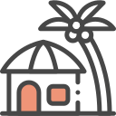 hotel and resort icon